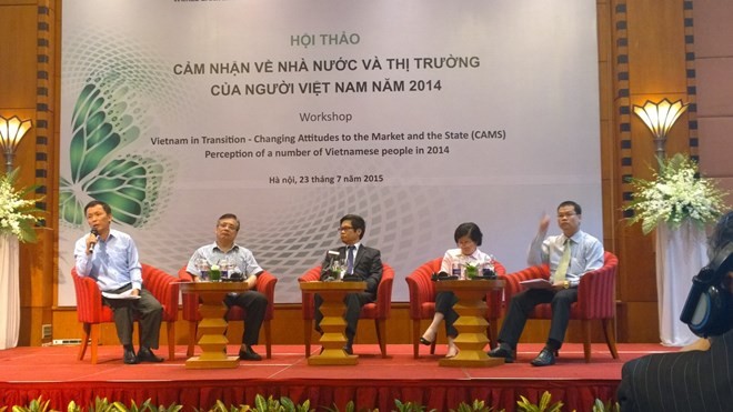 Обнародован доклад «Изменение понимания вьетнамцев о государстве и рынке-2014» - ảnh 1