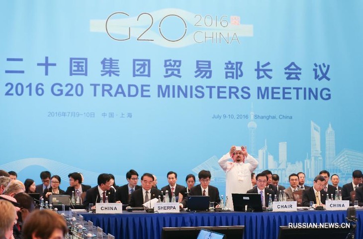 В Шанхае открылась конференция министров торговли стран «Большой двадцатки» - ảnh 1