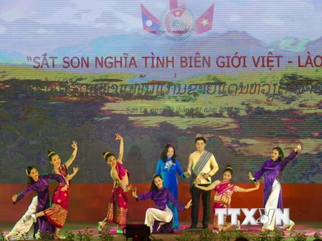 Генсек, зампред Союза обществ дружбы Вьетнама с зарубежными странами принял лаосскую делегацию - ảnh 1