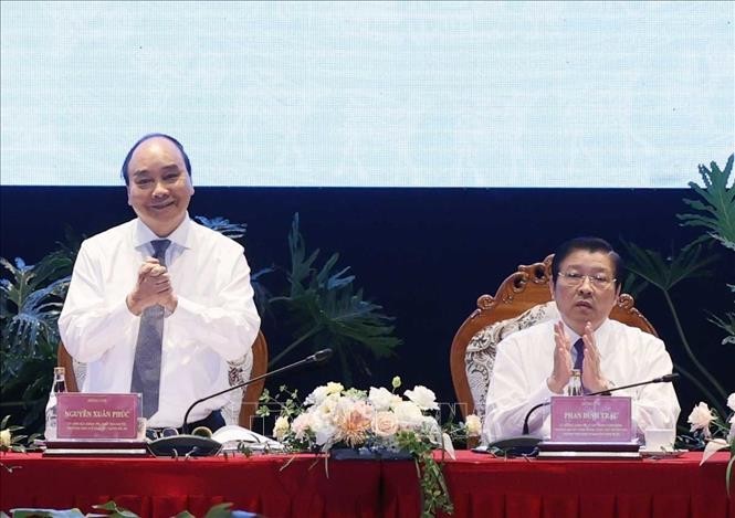 Президент Вьетнама председательствовал на конференции по сбору мнений о строительстве социалистического правового государства  - ảnh 1