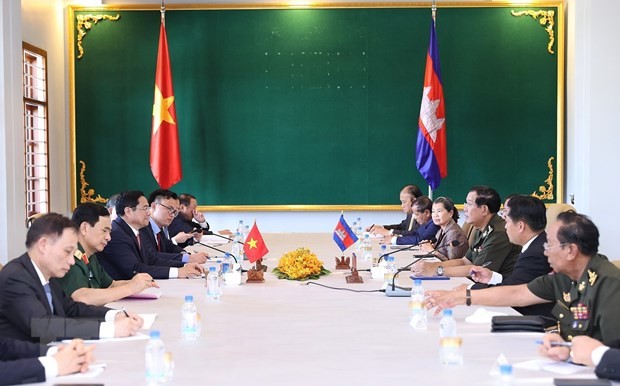 Вьетнам и Камбоджа договорились поддерживать друг друга на международных и региональных форумах - ảnh 1