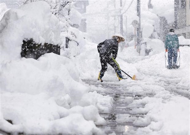 Сотни человек погибли и получили ранения из-за сильных снегопадов в Японии  - ảnh 1