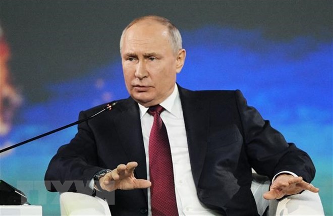 Президент Владимир Путин: Сделаю всё, чтобы отстоять страну  - ảnh 1