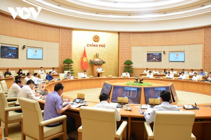 Премьер-министр Фам Минь Тинь председательствовал на июльском правительственном заседании - ảnh 1