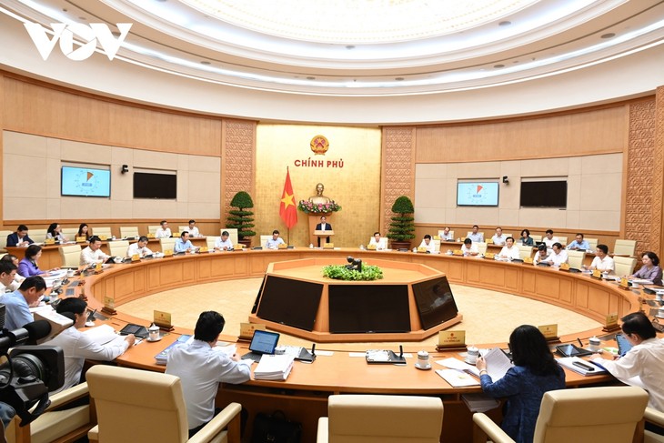 Премьер-министр Фам Минь Тинь председательствовал на очередном правительственном октябрьском заседании - ảnh 1