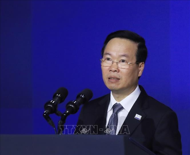 Президент Во Ван Тхыонг предложил основные направления сотрудничества для механизма Индо-Тихоокеанской экономической инициативы (IPEF) - ảnh 1