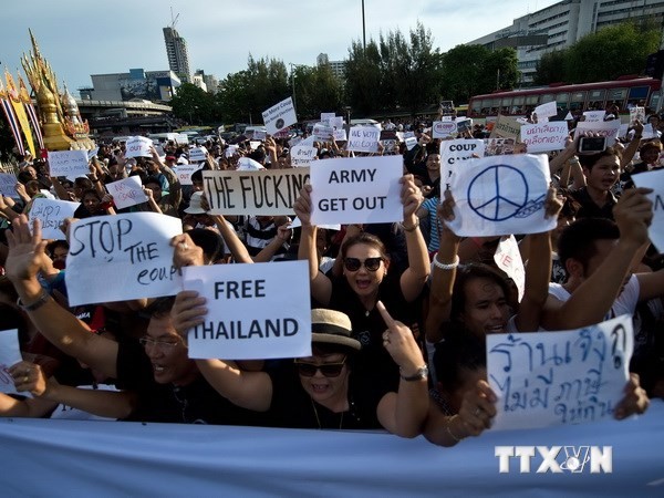 泰国民众示威要求自由民主 - ảnh 1