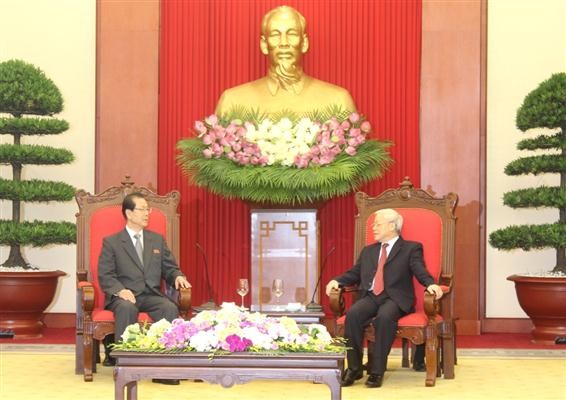 朝鲜劳动党高级代表团访问越南 - ảnh 1