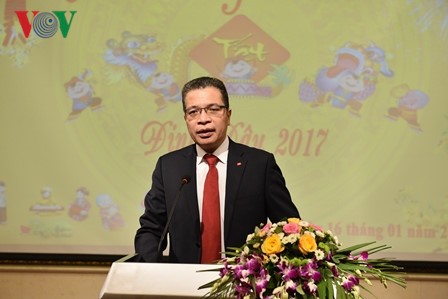 越南驻华大使馆举行2017年丁酉春节见面会 - ảnh 1
