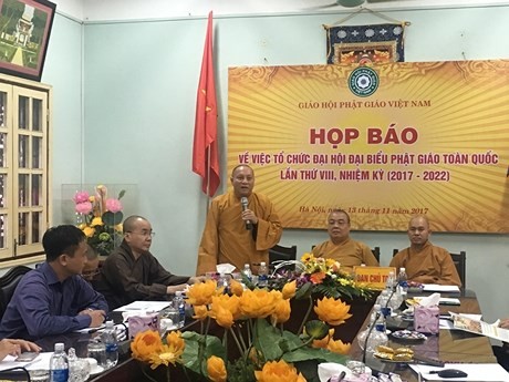 越南佛教教会第8次全国代表大会记者会在河内举行 - ảnh 1