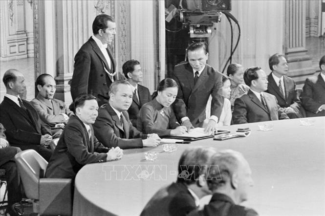 1973年《巴黎协定》：伟大的历史里程碑 - ảnh 1