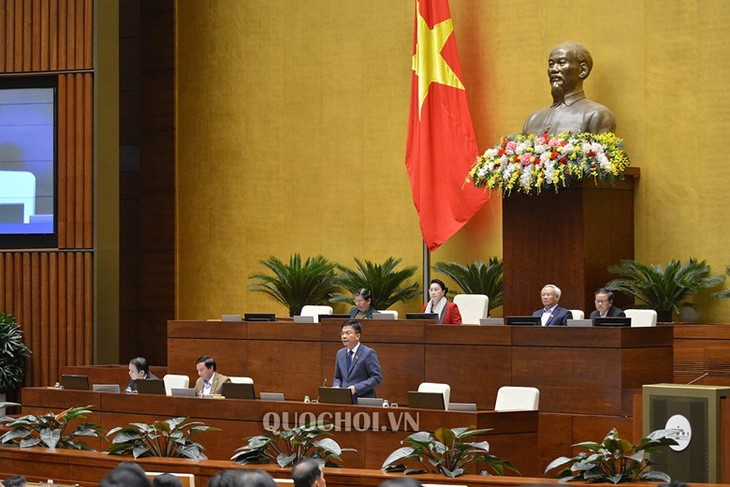 越南国会讨论修改《法律规范文本颁行法》问题 - ảnh 1
