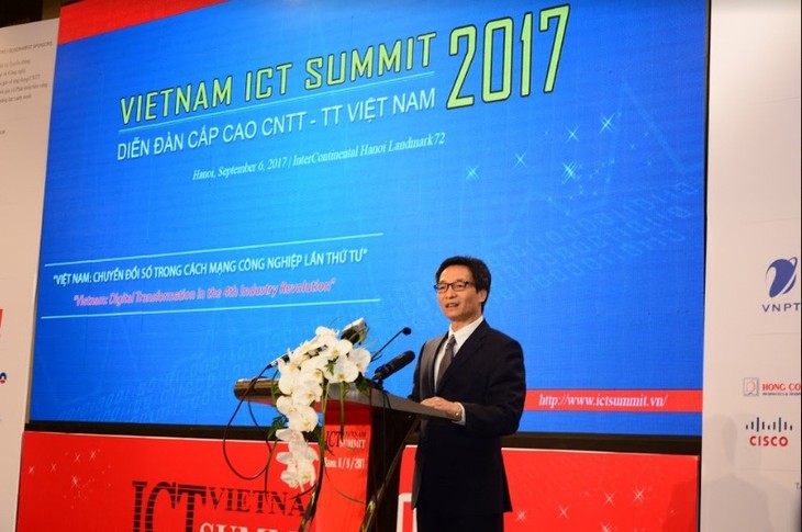 វេទិការជាន់ខ្ពស់បច្ចេកវិទ្យាព័ត៌មាន និងប្រព័ន្ធផ្សព្វផ្សាយវៀតណាម (Vietnam ICT Summit) ២០១៧ - ảnh 1