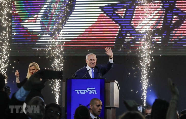 ប្រព័ន្ធផ្សព្វផ្សាយអ៊ីស្រាអែលបានផ្សាយថានាយករដ្ឋមន្រ្តី Benjamin Netanyahu ទទួលបានជ័យឈ្នះក្នុងការបោះឆ្នោតសកល - ảnh 1
