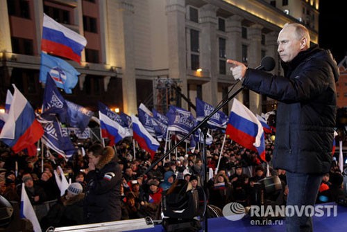 Điện chúc mừng ông V.V. Putin được bầu làm Tổng thống Liên bang Nga  - ảnh 1