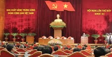 Bế mạc Hội nghị lần thứ 7 Ban Chấp hành Trung ương Đảng khóa XI  - ảnh 1