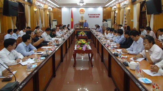 Phó Thủ tướng Nguyễn Thiện Nhân làm việc với tỉnh Bình Định - ảnh 1