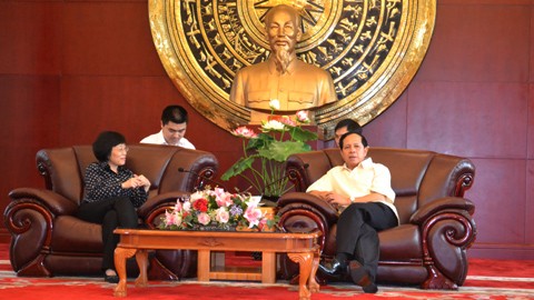 Đại sứ quán Việt Nam tại Trung Quốc giao lưu hữu nghị - ảnh 1