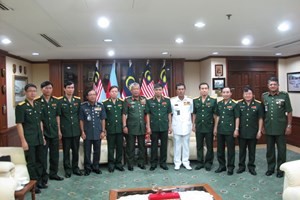 Đoàn Học viện Hậu cần Việt Nam thăm làm việc tại Malaysia - ảnh 1