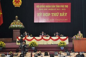 Khai mạc kỳ họp thứ 7 Hội đồng Nhân dân tỉnh Phú Thọ - ảnh 1