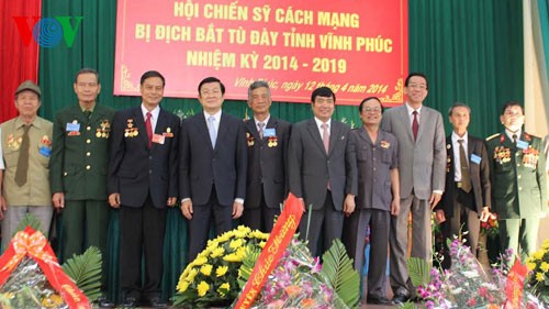 Chủ tịch nước Trương Tấn Sang thăm và làm việc tại tỉnh Vĩnh Phúc - ảnh 1
