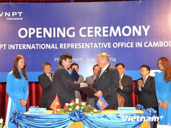 Khai trương Văn phòng Đại diện Công ty Viễn thông quốc tế tại Campuchia     - ảnh 1