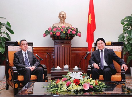 Phó Thủ tướng, Bộ trưởng Ngoại giao Việt Nam tiếp Đại sứ Brunei Darussalam chào xã giao - ảnh 1