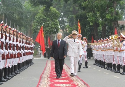 Tổng Bí thư Nguyễn Phú Trọng dự Lễ khai giảng của Học viện An ninh nhân dân - ảnh 1