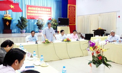 Trưởng ban Tuyên giáo trung ương Đinh Thế Huynh làm việc tại tỉnh Đồng Nai - ảnh 1