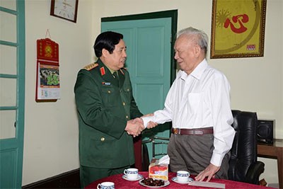 Đại tướng Phùng Quang Thanh tri ân các nguyên lãnh đạo Bộ Quốc phòng - ảnh 1