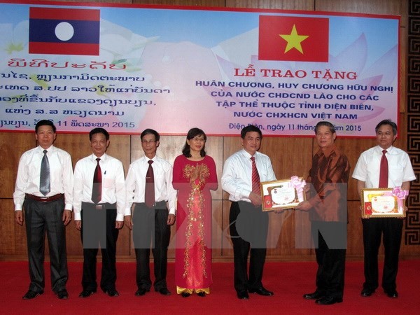 6 tập thể tỉnh Điện Biên được tặng Huân, Huy chương Hữu nghị của Nhà nước Lào  - ảnh 1