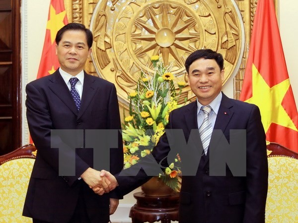 Tỉnh trưởng tỉnh Vân Nam, Trung Quốc Trần Hào thăm Việt Nam - ảnh 1