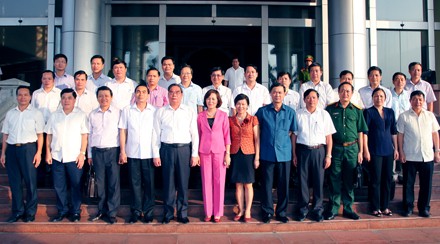 Thường trực Ban Bí thư Lê Hồng Anh thăm và làm việc tại tỉnh Ninh Bình  - ảnh 1