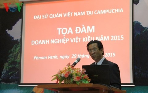 Tọa đàm doanh nghiệp Việt kiều tại Campuchia  - ảnh 1