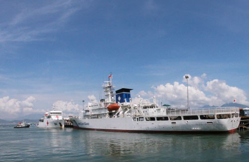 Tàu huấn luyện Nhật Bản thăm hữu nghị Việt Nam  - ảnh 1