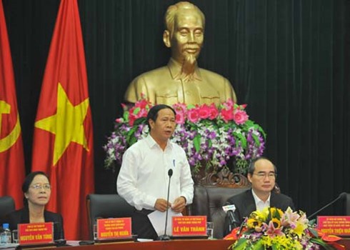 Chủ tịch Ủy ban Trung ương MTTQ Việt Nam Nguyễn Thiện Nhân làm việc với thành phố Hải Phòng - ảnh 1
