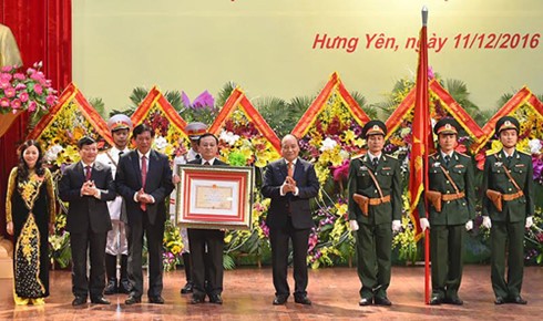 Thủ tướng Nguyễn Xuân Phúc dự Lễ Kỷ niệm 185 năm thành lập tỉnh Hưng Yên  - ảnh 1
