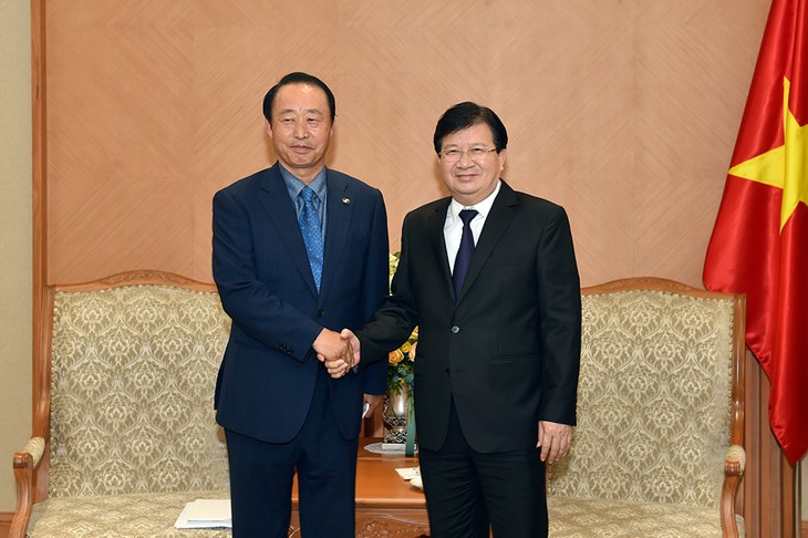 Phó Thủ tướng Trịnh Đình Dũng tiếp Chủ tịch, Tổng Giám đốc Công ty Điện lực Nam Hàn Quốc  - ảnh 1
