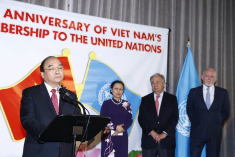 Thủ tướng Nguyễn Xuân Phúc tham dự Lễ kỉ niệm 40 năm Việt Nam gia nhập Liên hợp quốc  - ảnh 1