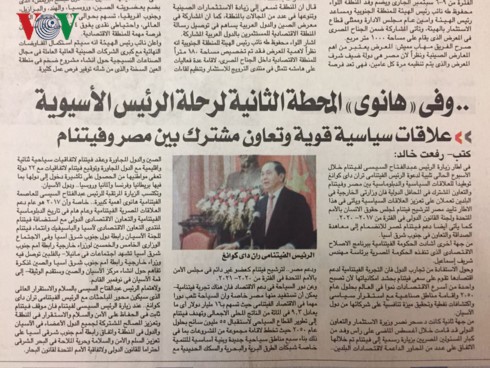 Báo chí Ai Cập ca ngợi kinh nghiệm phát triển của Việt Nam - ảnh 1