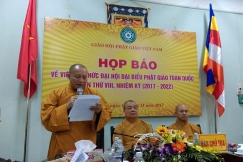 Họp báo giới thiệu Đại hội đại biểu Phật giáo toàn quốc lần thứ VIII  - ảnh 1
