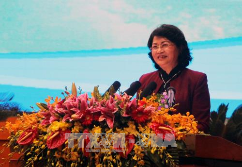 Phó Chủ tịch nước Đặng Thị Ngọc Thịnh dự Tổng kết thi đua, khen thưởng tỉnh Quảng Ninh - ảnh 1
