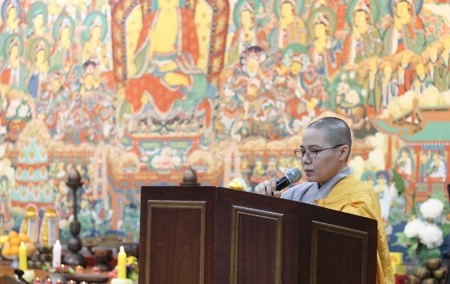 Lễ cầu an đầu năm và thành lập Hội Phật tử Việt Nam tại Hàn Quốc - ảnh 3