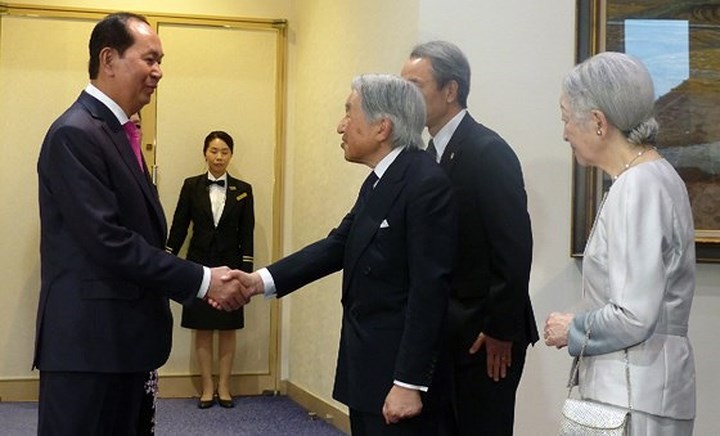 Chủ tịch nước Trần Đại Quang kết thúc tốt đẹp chuyến thăm cấp Nhà nước tới Nhật Bản - ảnh 2