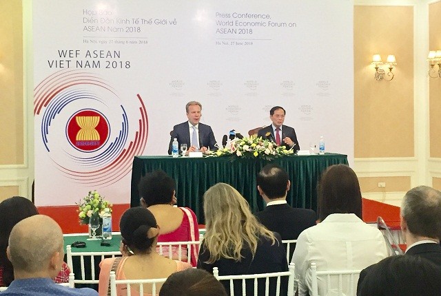 WEF ASEAN 2018 thúc đẩy hợp tác trong bối cảnh cách mạng công nghiệp 4.0 - ảnh 1