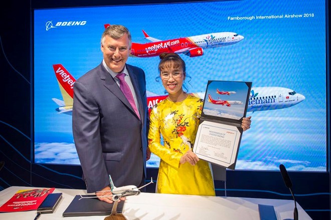 Vietjet ký kết mua 100 máy bay Boeing và 50 máy bay Airbus  - ảnh 1