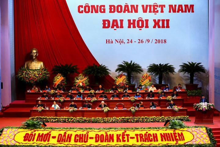 Đại hội Công đoàn Việt Nam lần thứ 12 bầu Ban chấp hành nhiệm kỳ 2018-2023 - ảnh 1