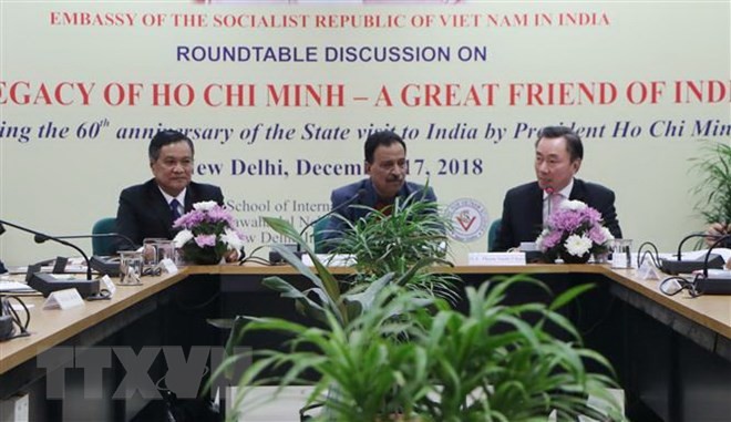 Hội thảo kỷ niệm 60 năm Chủ tịch Hồ Chí Minh thăm chính thức Ấn Độ - ảnh 1