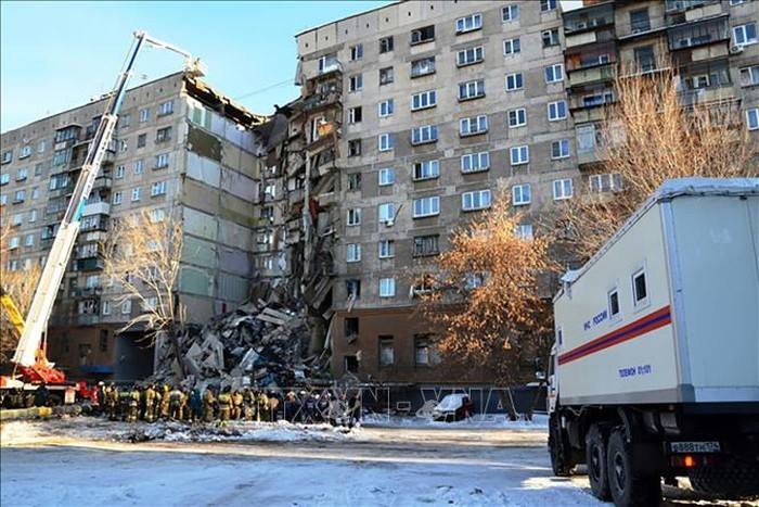 Điện thăm hỏi Tổng thống Liên bang Nga về vụ sập chung cư do nổ khí ga tại thành phố Magnitogorsk, Liên bang Nga - ảnh 1