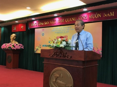 Phó Thủ tướng Trương Hoà Bình gặp mặt các chiến sỹ cách mạng bị địch bắt tù đày - ảnh 1